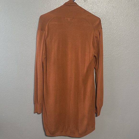 Uniqlo brand Size Medium open front Cardigan Cinnamon Color - Picture 9 of 15